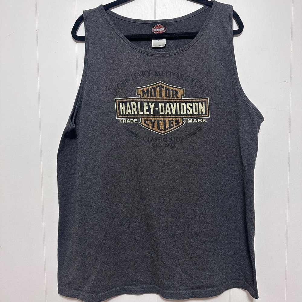 Harley-Davidson Gray Tank Top